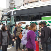 FIT（外国人の個人旅行）で賑わう飛騨・高山バスセンター