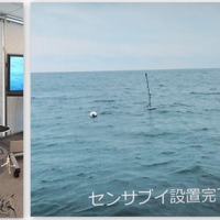 スマートブイを海に浮かべてデータを取得する。そんなKDDIの取り組みに、東松島市の漁師たちが協力している