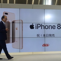 iPhone 8発売イベント時、料金プランに自信をみせていたKDDI 代表取締役社長 田中孝司氏