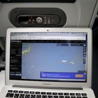 【機内Wi-Fiを試す！】ANAの機内Wi-Fiでフライトレーダー24を試してみた 画像