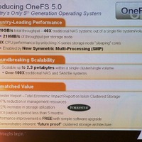 　米アイシロン・システムズは17日、第5世代のクラスタストレージシステムを発表した。単一のファイルシステムやボリュームで毎秒20Gバイトの転送速度、ストレージプールは2.3Pバイトまで拡張できる。