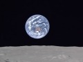 月周回衛星「かぐや」、地球が月から昇る「満地球の出」2回目のハイビジョン撮影 画像