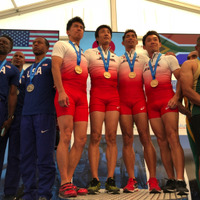 武井壮ら、「世界マスターズ陸上2018」男子400mリレー（45歳クラス）で二連覇達成