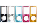 カラフルなアルミヘアライン採用の第4世代iPod nano用クリスタルケース 画像