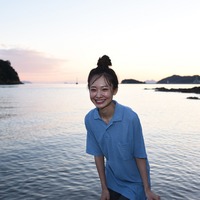 西川瑞希、「仙酔島」の露天風呂でエネルギーチャージ 画像