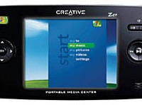 　クリエイティブメディアは、Windows Mobile software for Portable Media Centersを世界で初めて採用したポータブルAVプレーヤー「Zen Portable Media Center 20GB」を12月4日に発売した。