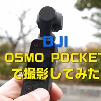 【ワンコとお出かけ　Vol.31】スタビライザー付き小型カメラ「DJI Osmo Pocket」はワンコ撮影に向いている？