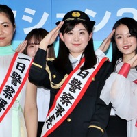 小川真奈が「新宿警察1日署長」に就任! 女性警察官の制服姿で「身が引き締まる思い…」 画像