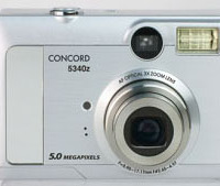 　コンコルドカメラは、光学3倍ズーム、2インチ液晶搭載の510万画素デジタルカメラ「CONCORD 5340z」を12月22日に発売する。