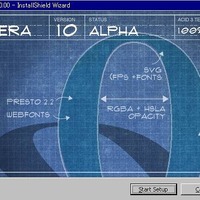 「Opera 10」アルファ版のインストール画面