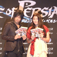 トークショーを行った浪川大輔（左）と成海璃子（右）