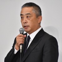 吉本興業・岡本昭彦社長記者会見【写真：竹内みちまろ】