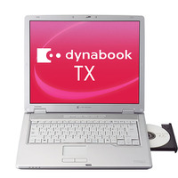 dynabook TX。TVチューナ内蔵タイプ、無線LAN内蔵タイプ、エントリータイプの3モデルを用意