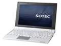 「SOTEC」ブランドの10.1V型ワイド液晶搭載ミニノートPCが12,000円値下げ——HDDも100GBに無料増量 画像
