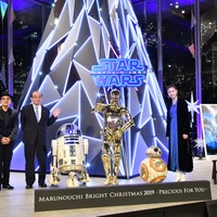 「STAR WARS Marunouchi Bright Christmas 2019 -Precious for you- クリスマス点灯式」【写真：竹内みちまろ】