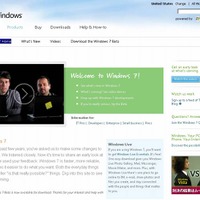 「Welcome to Windows 7」特設ページ