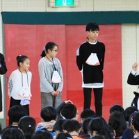 東京2020 聖火リレー公式アンバサダー学校訪問イベント【撮影：小宮山あきの】