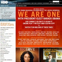 米HBOのホームページ