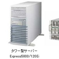 対応するサーバ（スリム型サーバExpress5800/110Ge-S、タワー型サーバExpress5800/120Ei、ブレード型サーバ
SIGMABLADE）
