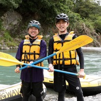 『小泉孝太郎＆ムロツヨシ 自由気ままに2人旅』巨大魚釣りやラフティングに挑戦！ 画像