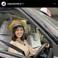 乃木坂46・白石麻衣のタクシードライバー姿にファン「かわいい！」「助手席に乗りたい」 画像