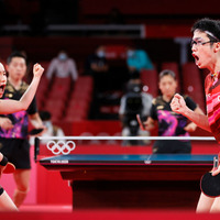 中国に勝利の卓球混合ダブルス決勝、視聴率は24.6％ 画像