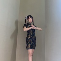 NMB48・前田令子、スタイルの良さ際立つミニチャイナ服姿公開！ 画像