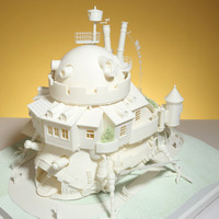 「ハウルの城」１／５０模型３号機（C）Studio Ghibli