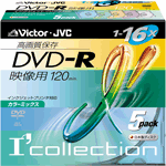 　日本ビクターは、DVD-RW/-Rの新規格による記録速度の高速化に対応した、6倍速記録対応録画用DVD-RWディスク「VD-W120H（単品）/W120XH5（5枚パック）」と、16倍速記録対応録画用DVD-Rディスク「VD-R120XH5（5枚パック）」の3モデルを4月20日に発売する。