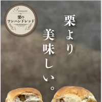世界初の柔らかい食パンと栗のハーモニー！秋限定「栗のワンハンドレッド」