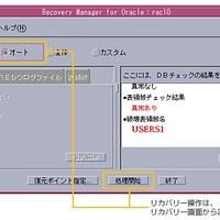 Recovery Manager for Oracleによる簡単リカバリーをサポート
