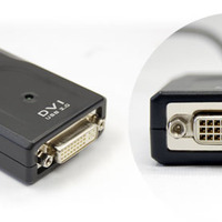 HDMI/DVI変換アダプタを付属
