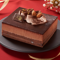 クリスマス限定！高級チョコを贅沢に使った「ケンズカフェ東京監修 ショコラケーキ」予約受付中 画像