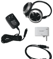サンコー、iPod専用のBluetoothワイヤレスヘッドホン「iCombi AH10」 画像