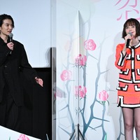 左から）渡邊圭祐、玉城ティナ（c）2023「恋のいばら」製作委員会