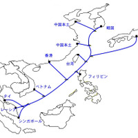 Asia Pacific Gateway予定ルート図