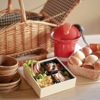地元千葉県産の食材を使ったピクニック風の朝食