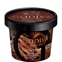 ゴディバ「カップアイス」に季節限定「カカオ72％ ダークチョコレートソルベ」など3種が新登場！ 画像