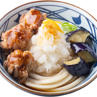 鬼おろし鶏からぶっかけうどん