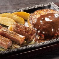 長崎和牛サーロインカットステーキ&頂ハンバーグ（シェフのこだわり特製デミグラスソース）