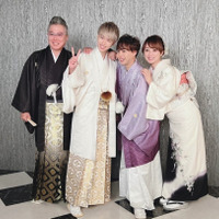 渡辺美奈代、家族4人での美しい和装ショットに「素敵なファミリー」の声