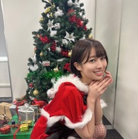 NMB48・安部若菜の網タイツサンタにファン大興奮「ぶっちぎりで一番かわいい」 画像