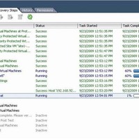 「VMware vCenter Site Recovery Manager 4」操作画面