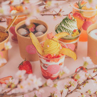 目黒川沿いの熟成蜜芋スイーツ専門カフェ、人気メニューの“目黒桜まつりスペシャル”を限定販売 画像