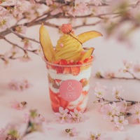 蜜芋プチパフェ ～桜薫る春のモンブラン～