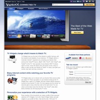「Yahoo！ Connected TV」サイト（画像）