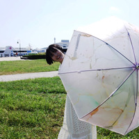 南沙良、新CMで変幻自在な“傘コーデ”！