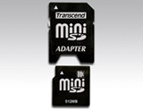 トランセンド、80倍速miniSDメモリカードを発表 画像