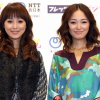 渡辺美奈代さん（左）と市井紗耶香さん（右）