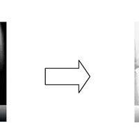 自動輝度のイメージ（左）調整前（右）調整後